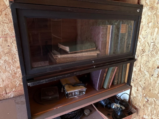 2 Stack Macey Bookcase & Contents