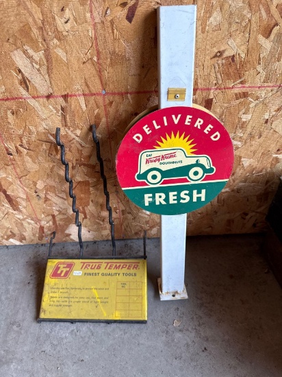 2 Store Displays - Krispy Kreme & True Temper