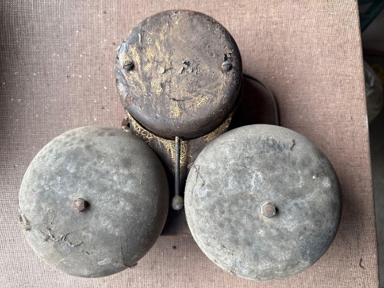Cast Iron Double School Bell