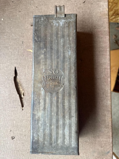 Early Socony 1898 1 Gallon Oil Can