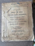 WWII Portable Radio Instruction Book 1942