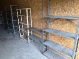 6 Metal Shelves