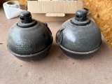 Pair of Toledo Torch Railroad Smudge Pots