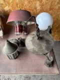 3 Misc Lights & 1 Globe