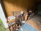 LEFT SIDE CONTENTS OF 30' STORAGE UNIT CLEAN OUT