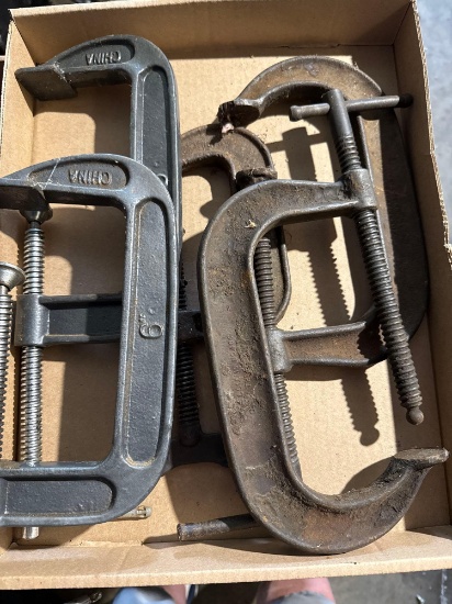 Flat of C Clamps