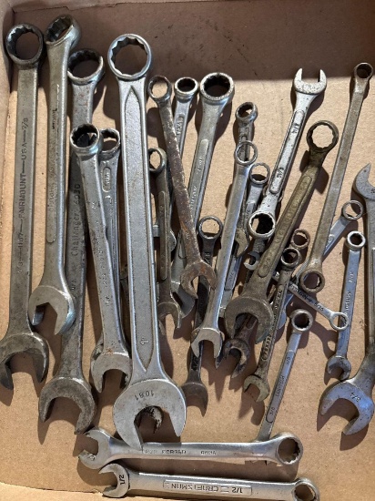 Flat of Standard Combination Wrenches