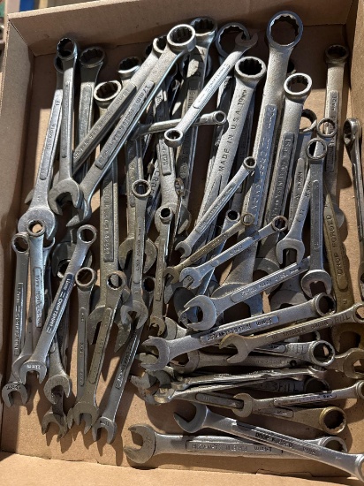 Flat of Metric Combination Wrenches 7mm-23mm