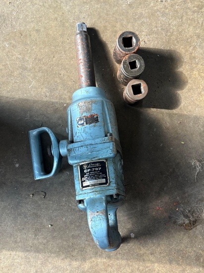Chicago Pneumatic 1" Air Wrench - 3 Sockets
