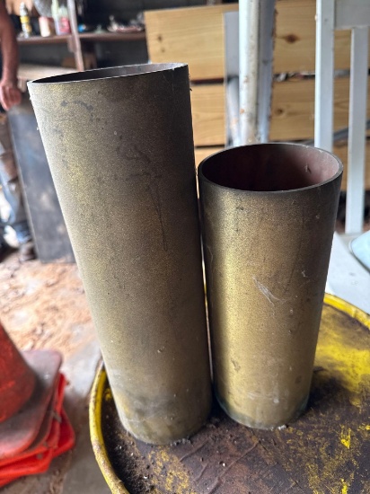 2 Large Pieces of Brass Pipe