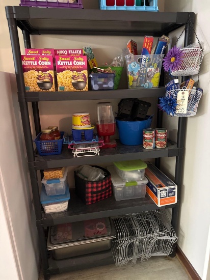 5 Tier Plastic Shelving Unit