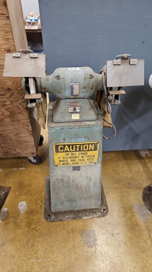 Baldor grinder on stand