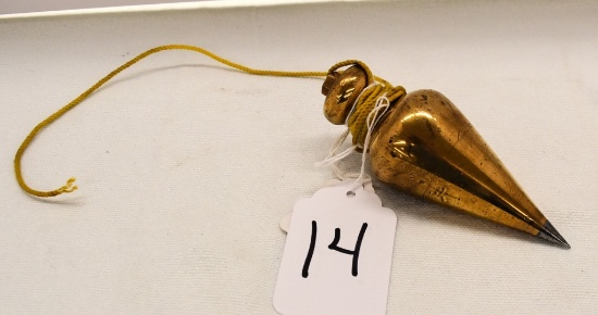 Brass plumb bob