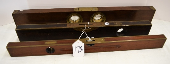 3 Levels- Stanley #1094, Stratton Bros brass bound, Cooks Patent
