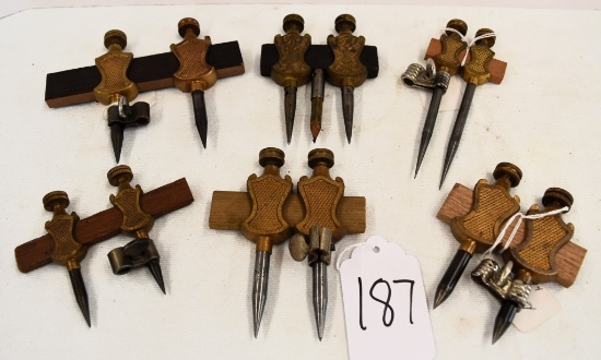 6 Sets of trammel points