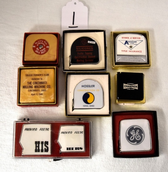8 Advertising tape measures