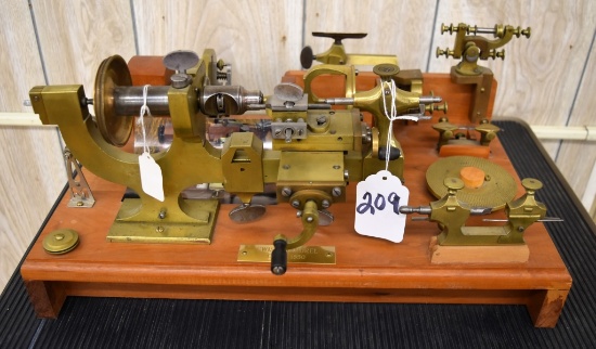 Swiss watch makers lathe, with collets
