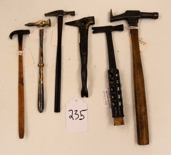 6 Misc small hammers