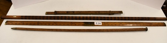 4 Measuring tools- board cane, ES & Company inside