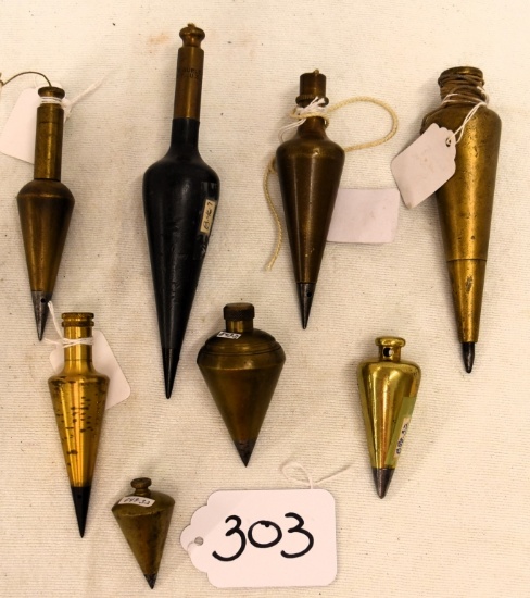 8 Plumb bobs