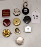 10 Small tape measures