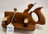 Ivory tipped boxwood plow plane handled