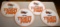 4 Reproduction Uniroyal Tiger Paw display inserts