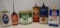 (5) Handy oiler cans; 2 Marathon, Gulf, Texaco