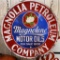 Magnolene Motor Oils double sided advertising