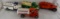 4 plactic oil delivery tanker trucks; Phillips 66