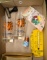 Sunoco thermometer, Sinclair dinosaur toys,