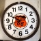 Phillips 66 clock, added decal