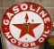 Texaco gasoline and motor oil round porcelain sign