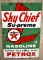 Texaco Sky Chief Su-preme porcelain pump sign,