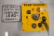 Gas pump blend selector door and Contains Lead