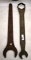 2 large wrenches