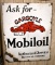 Mobiloil Gargoyle porcelain sign, 19 1/2