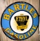 Ethyl Bartles Gasoline double sided sign, 30