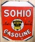 Ethyl Sohio Gasoline double sided porcelain sign,