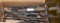 Tire tools and pump, engine cranks