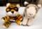 Tiger and goat stuffed animal