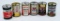 (6) Oil can banks- Gulf, Sinclair, Marathon,