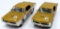 (2) 1966 Pontiac GTO's GeeTo Tiger diecast cars