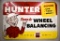 Hunter wheel balancing sign, 39