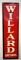 Embossed Willard battery sign, self frame16