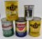 (5) Oil can banks- Mobil, Mercury, Zephyr,