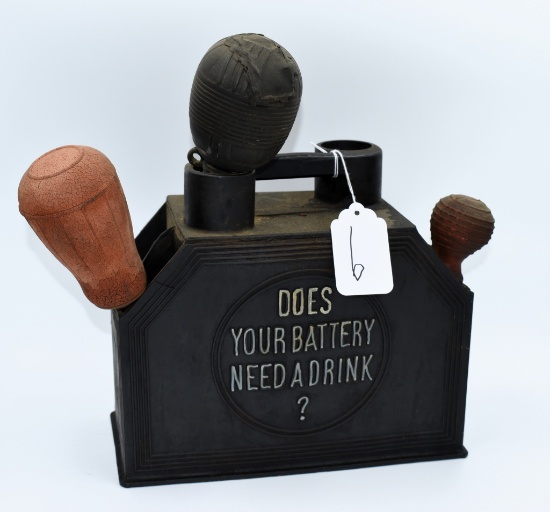 Battery servicing box w/tools