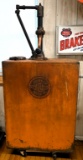 Johnson Motor Oil quart filler, great patina,
