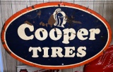 Cooper Tire double sided advertising sign