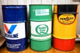 (3) 120 # Grease cans- Pennzoil, Quaker State,